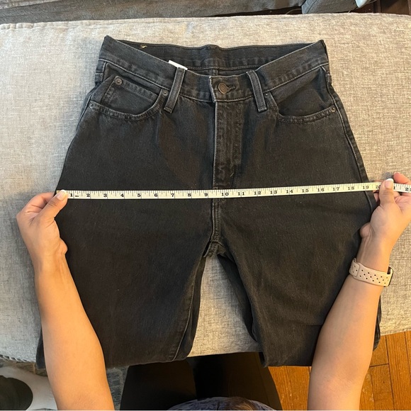 Levi's Straight Black Jeans Women's Sz 26 x 31 - Picture 8 of 8